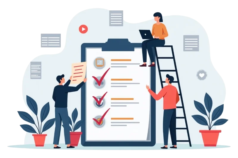 Complex software engineering skills illustration